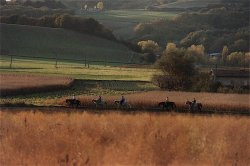 Horseriders in the hills