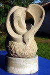 Voluptuosity. Limestone, height 60 cm